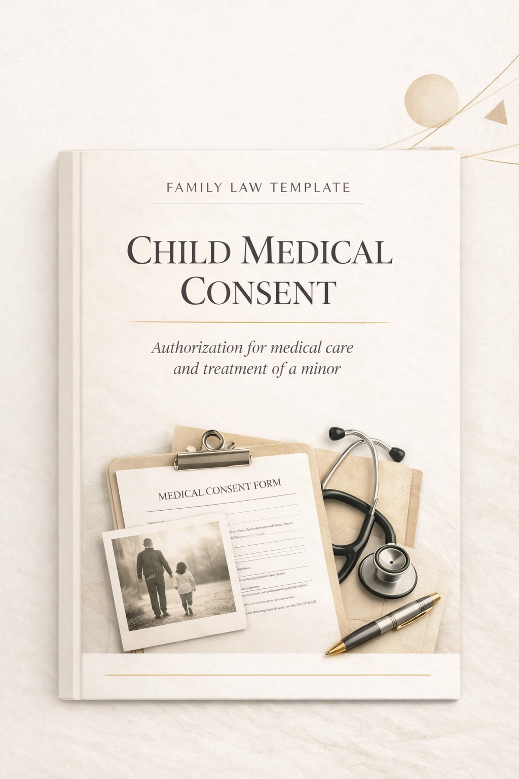 Child Medical Consent Template – Minor Healthcare Authorization | Editable Word & PDF