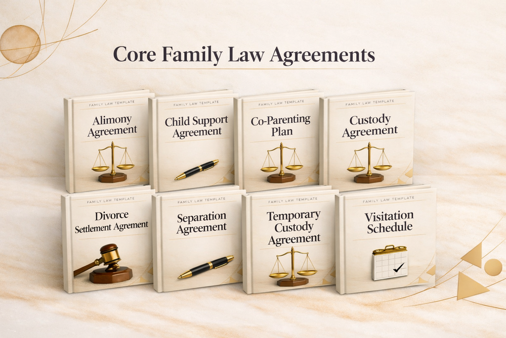 Core Family Law Agreements – Legal Template Bundle