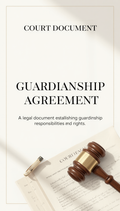 Guardianship Agreement with Guide