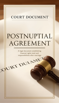 Postnuptial Agreement with Guide